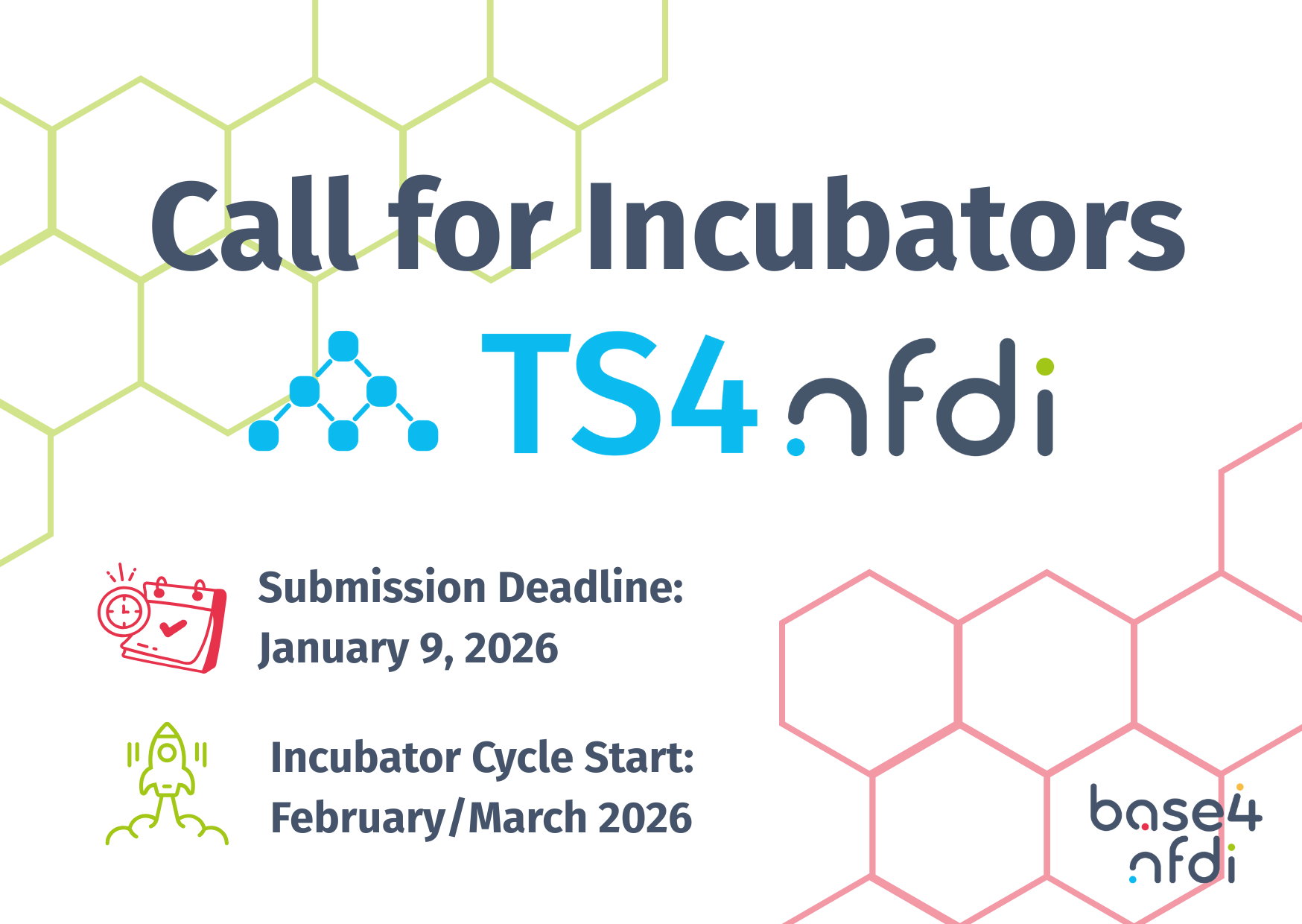 Call for Incubatorsts